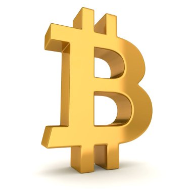 İzole Bitcoin sembolü