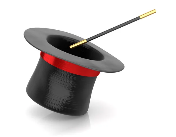 Sihirbaz şapka ve değnek