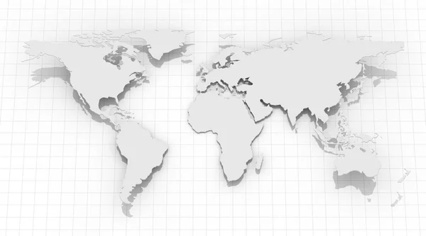 Carte du monde sur la grille Contexte — Photo