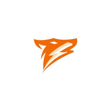 Yaratıcı Thunder Fox Logo Sembolü