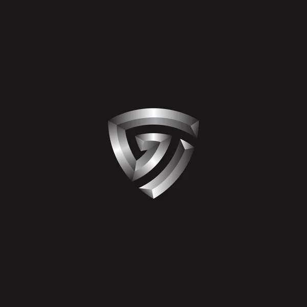 Guard Logo Initial G — 스톡 벡터