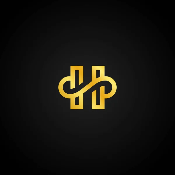 Initial H premium logo — 스톡 벡터