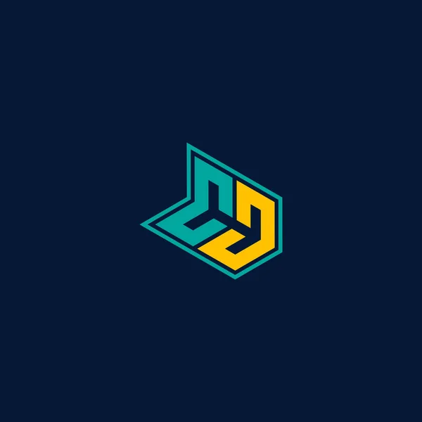 Printmd Logo voor identiteit of bedrijfslogo — Stockvector