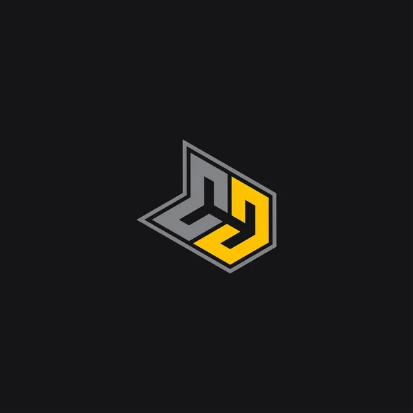 Md Logo voor identiteit of bedrijfslogo — Stockvector