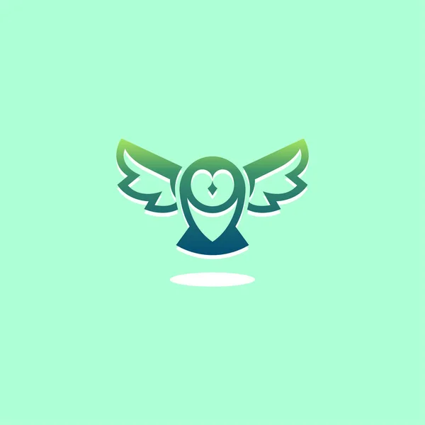Λογότυπο Creative Pin Owl - Εικόνες — Διανυσματικό Αρχείο