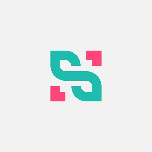 Abstract S - Logotipo infinito —  Vetores de Stock