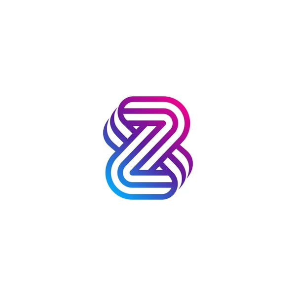 Z条带创意标志 — 图库矢量图片