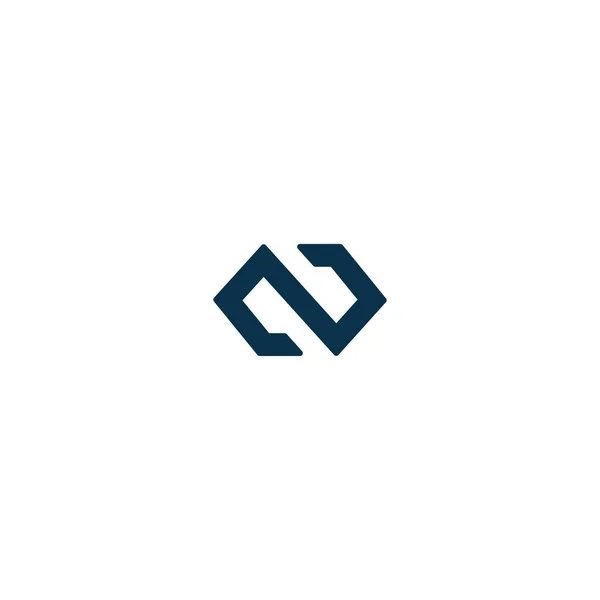 Symbol för N-bokstavslogotypen för varumärke eller identitet — Stock vektor