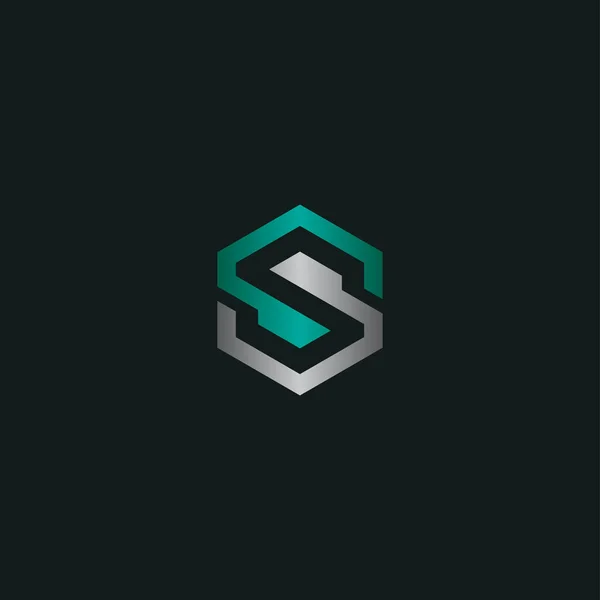 Az S logó első betűje — Stock Vector