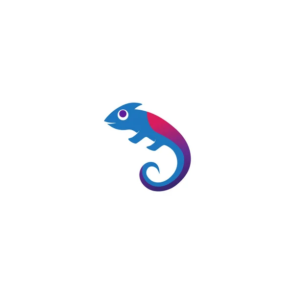 Vektorové logo chameleon — Stockový vektor