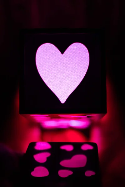 Romantic Feel Love Lantern — Stock Photo, Image