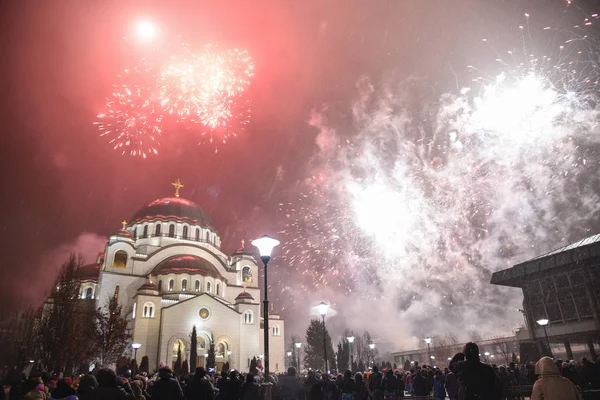 Ortodoks yılbaşı kutlama — Stok fotoğraf