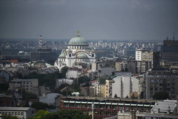 Панорама города Белграда — стоковое фото