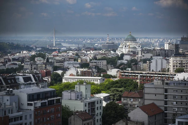Panorama města Bělehrad — Stock fotografie
