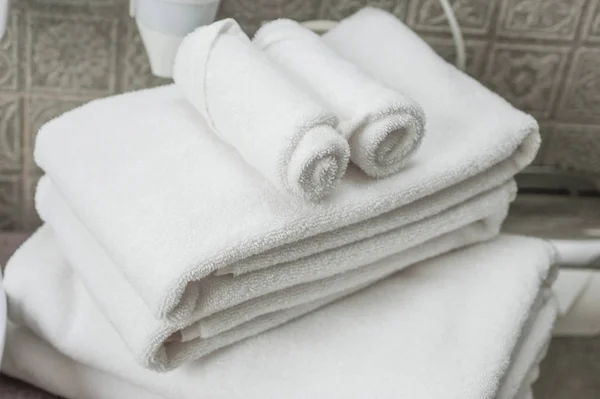 Ξενοδοχείο πετσέτες — Φωτογραφία Αρχείου