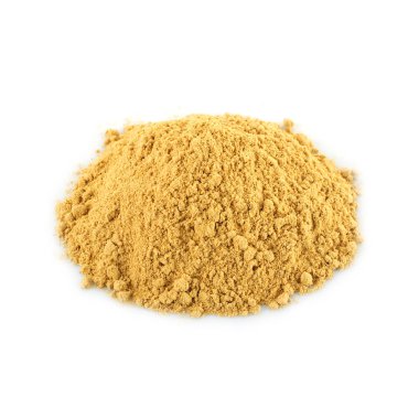 Aroma - beyaz arkaplanda zencefil