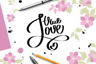 gerçek aşk ile yazı