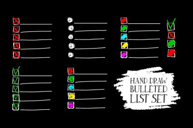 yalıtılmış madde işaretli liste
