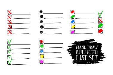 yalıtılmış madde işaretli liste