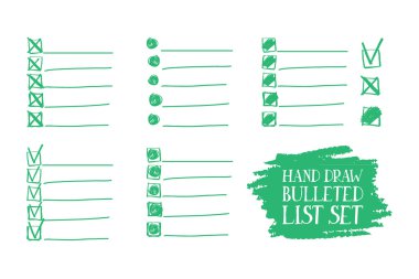 yalıtılmış madde işaretli liste