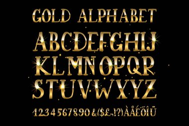 Golden İngilizce alfabe
