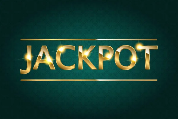 Jackpot banner retrò . — Vettoriale Stock