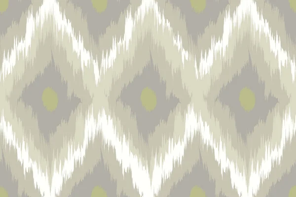 Seamless pattern Tribal Art Ikat — Stock Vector
