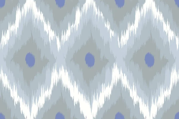 Seamless pattern Tribal Art Ikat — Stock Vector