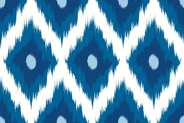 Patrón sin costuras Tribal Art Ikat — Archivo Imágenes Vectoriales