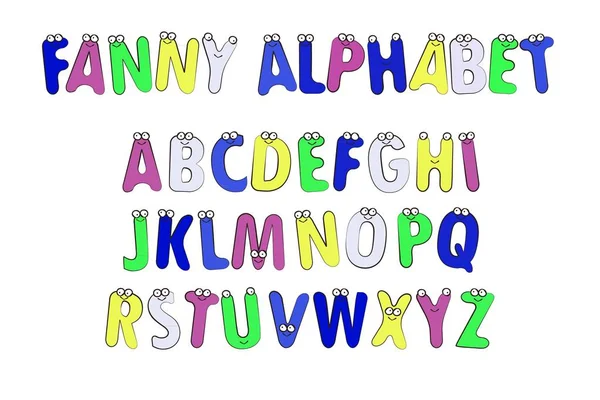 Alphabet des lettres pour l'éducation des enfants . — Image vectorielle