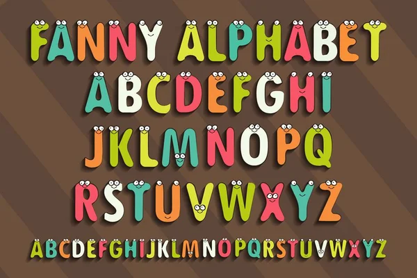 Buchstaben-Alphabet für die Bildung von Kindern. — Stockvektor