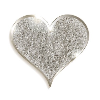 Sevgililer s gün kalp sembol.