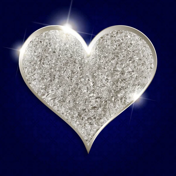 S Валентина день серця символ. — стоковий вектор