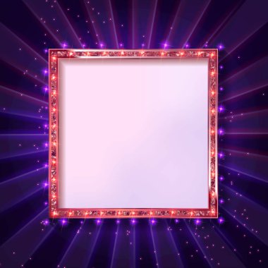 Kare parlak çerçeve