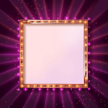 Kare parlak çerçeve