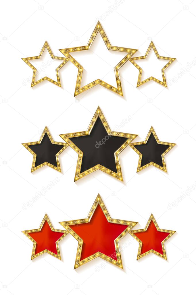 Three gold stars
