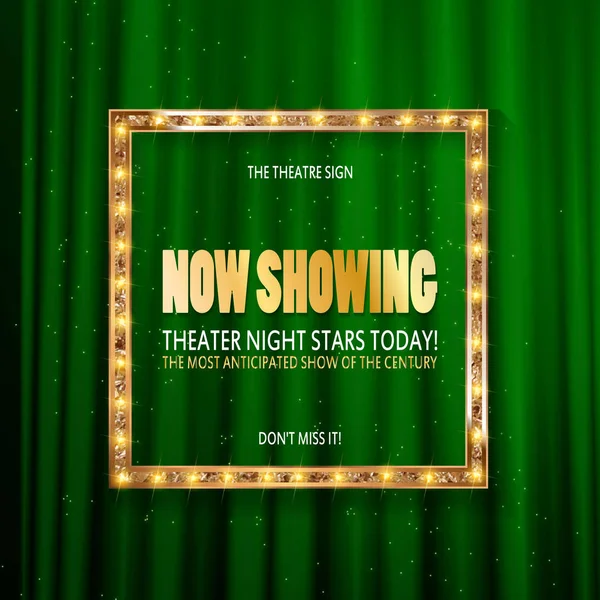 Şimdi gösterilen sinema billboard.