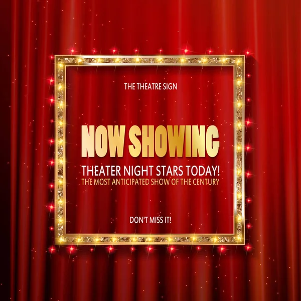 Şimdi gösterilen sinema billboard.