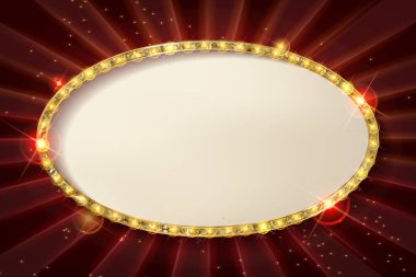 Oval sinema çerçeve