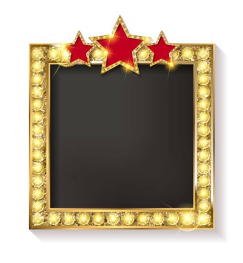 vektör kare boş sinema