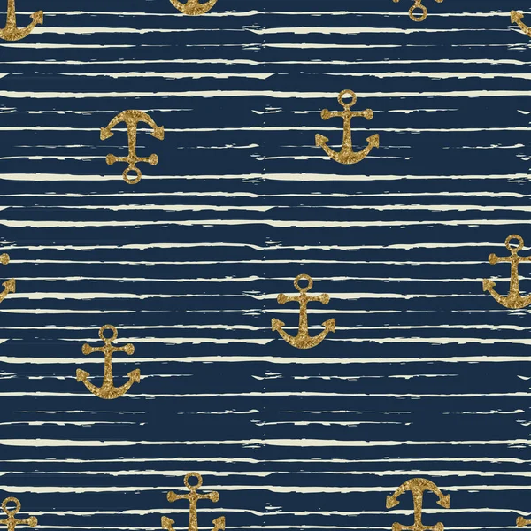 çapa ve çizgili seamless modeli