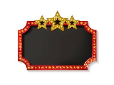 Sinema renk şekil çerçeve