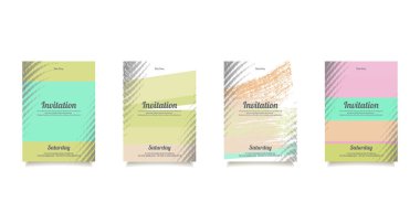 Kartları için Tebrikler ve imvitation ayarla.