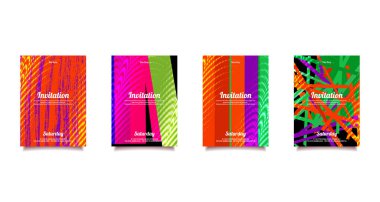 Kartları için Tebrikler ve imvitation ayarla.