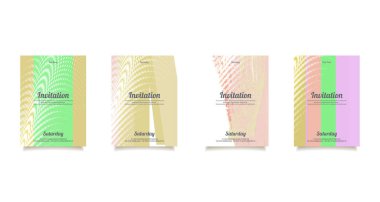 Kartları için Tebrikler ve imvitation ayarla.