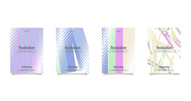 Kartları için Tebrikler ve imvitation ayarla.