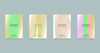 Kartları için Tebrikler ve imvitation ayarla.