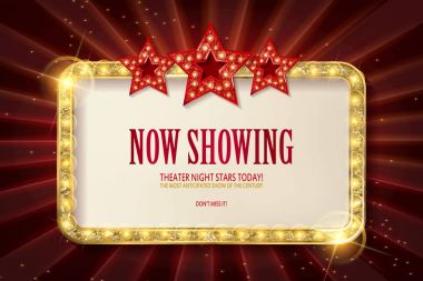 Parlak kırmızı kayan yazıyı Işık Ampüller