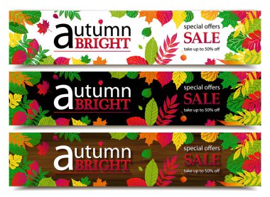 sonbahar satış afiş