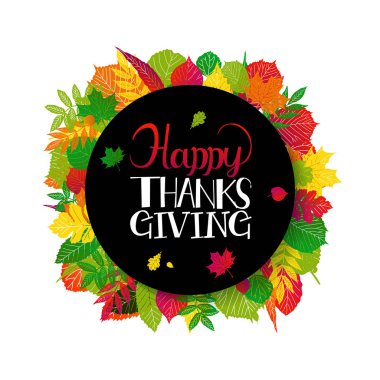 tipografi Şükran gününüz kutlu olsun